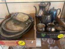 12 silver plate items