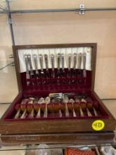 96 piece set international danish princess silverplate flatware