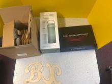 wooden letters, breastmilk cooler, red light therapy glove