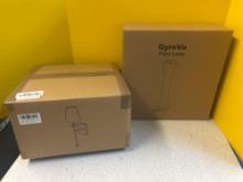 GYROVU floor lamp and set up two (antique brass) wall sconces