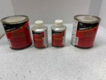 Two cans of urethane primer and urethane activator