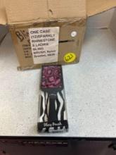12 sparkly rhinestone lady brushes
