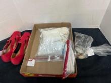 size 9W comfort view shoes, Sling sprain wraps in miscellaneous and three suction HOOLES