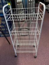 Vegetable fruit bin on wheel