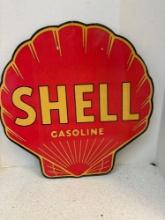 Shell gasoline, metal sign, 20 inches