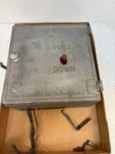 Vintage gamewell fire alarm box