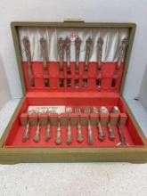 47 pieces international silverplate flatware