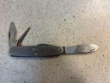 1974 CAMILUS US Army military pocket knife, 4 blades