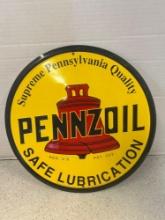 PENNZOIL metal sign