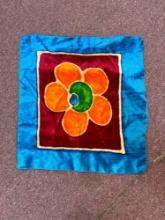 Art deco velvet pillow cover