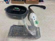 Electric hot pot, shower organizer, vacuum