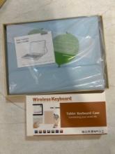 wireless keyboard tablet keyboard case new in box