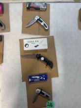 3 folding pocket knives
