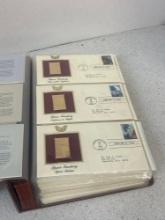 Book of Golden replicas of United States stamps
