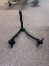 dual arm monitor stand
