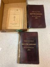 3 books Cleveland board of park commissioners