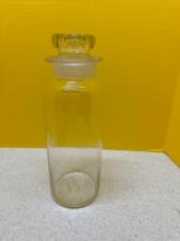 Glass apothecary jar