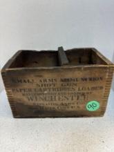 Winchester, antique ammo wooden box