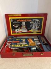 Erector set in a case, Model 8 1/2