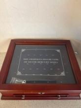 The complete collection of Mercury dimes Display