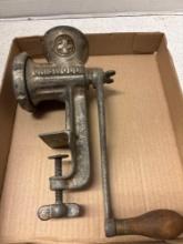 Griswold cast iron meat grinder