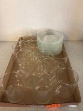 SCHUTT MAIN JENA glass, cups and saucers