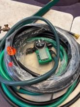 Hose holder garden hose, etc.