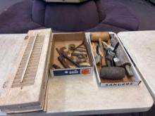Shutters, tools, Paint brushes