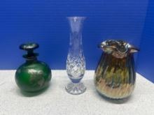 3 glass items