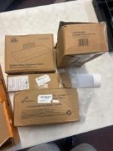 ankle weights, piano keyboard cover, light strip, and outside handle set