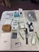Scissors, iron on patches, car ashtray, More
