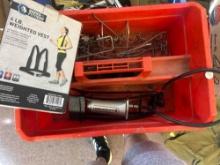 4 LB weight vest and bike pump
