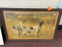 Frames spaniel dog art
