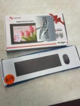 Digital picture frame, and keyboard and mouse