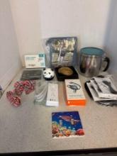 Camping coffee pot, travel tote, Car Chargers, Etc.