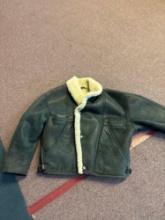 KILGORE trout, leather shearling jacket