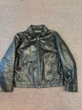 Banana Republic, leather bomber jacket, Vintage