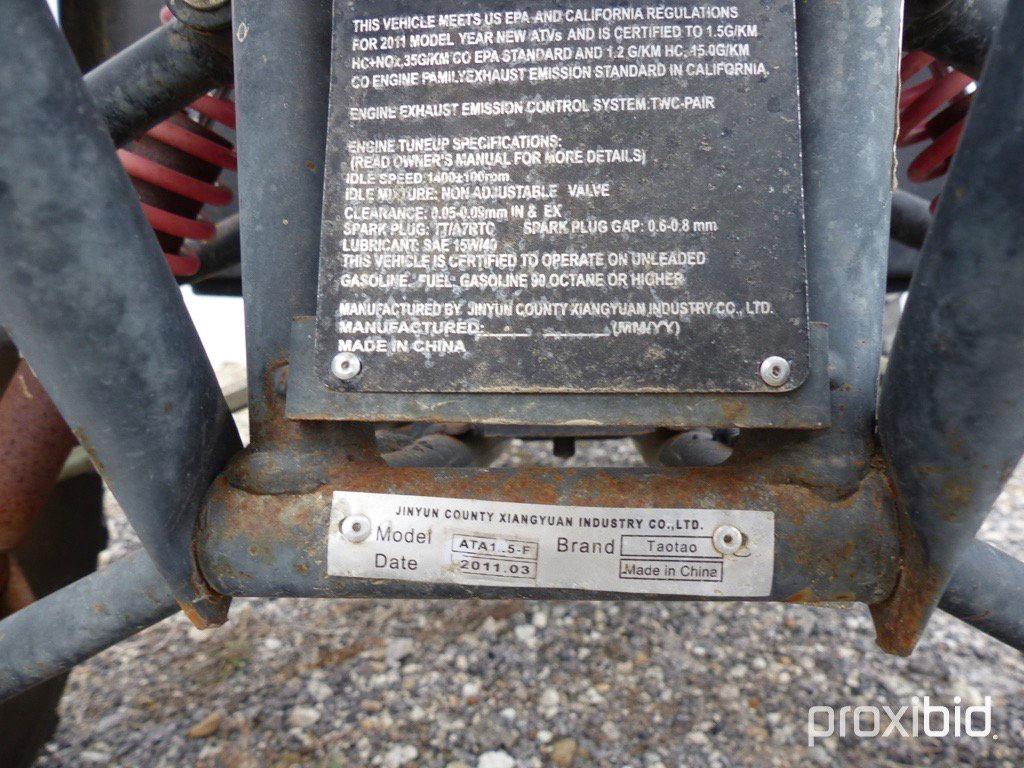 2011 TAOTAO ATA1-5F 2WD ATV;