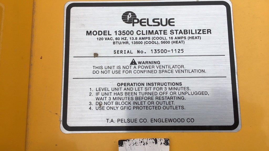 PELSUE MODEL 13500 CLIMATE STABILIZER;