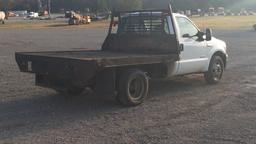 2006 FORD F350 DRW FLATBED;