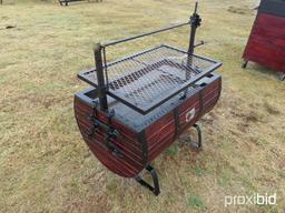 BBQ COFFIN BARREL;