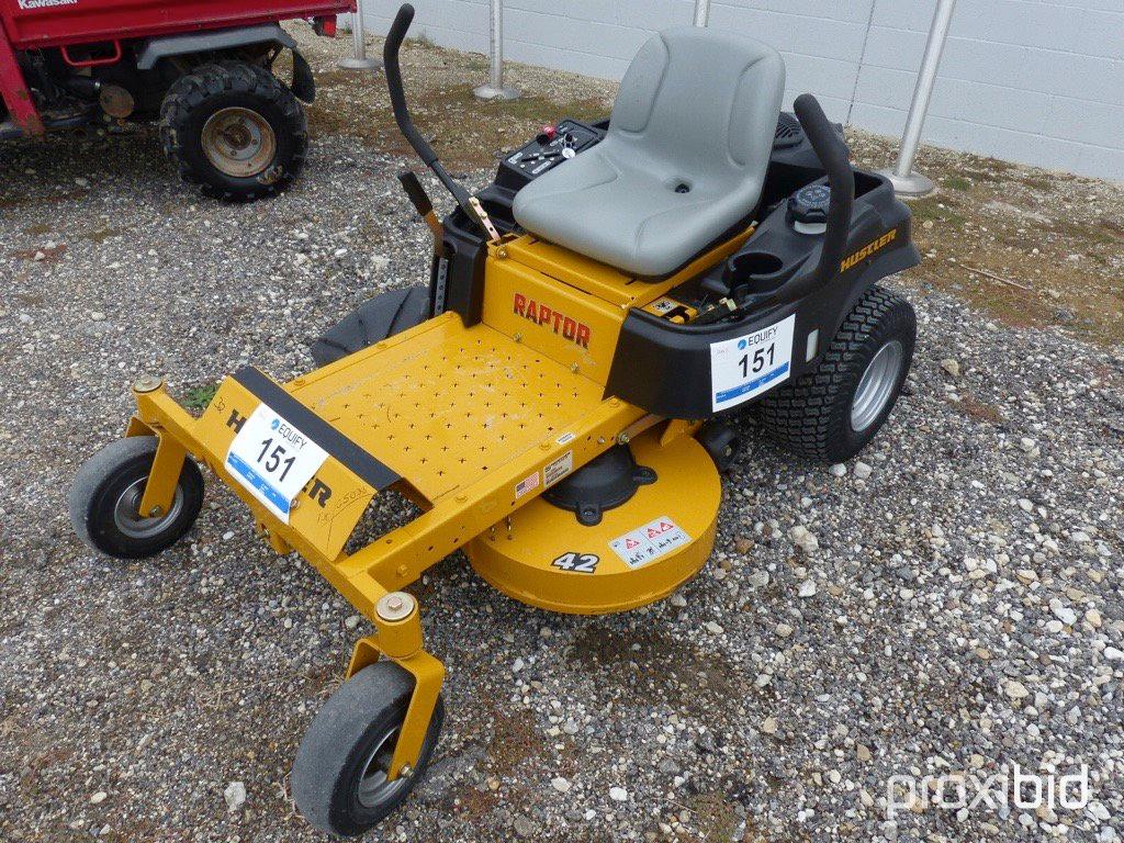HUSTLER RAPTOR 42” ZERO TURN MOWER;