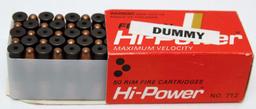 Full Box Federal Hi-Power .22 LR Dummy Rounds