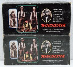 (2) Full Boxes Winchester Model 94 Centennial .30-30 150 gr. Power-Point Cartridges