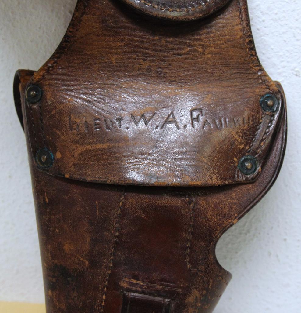 WWI Colt Model of 1911 U.S. Army .45 Semi-Auto Pistol w/Holster, Belt and Complete First Aid Kit