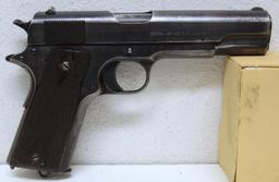 WWI Colt Model of 1911 U.S. Army .45 Semi-Auto Pistol w/Holster, Belt and Complete First Aid Kit
