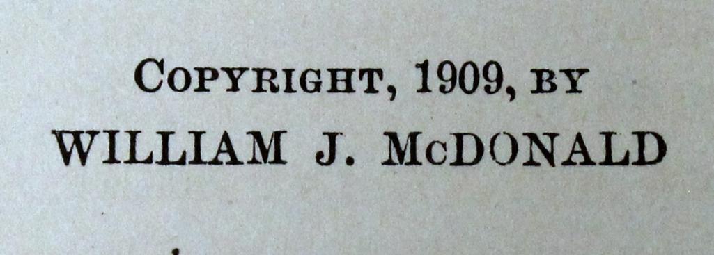 'Captain Bill McDonald Texas Ranger' A Story of Frontier Reform by Albert Bigelow Paine, First
