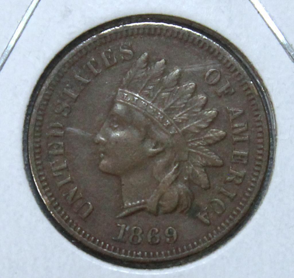 1869 Indian Head Cent
