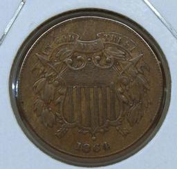 1864 Two Cent Piece
