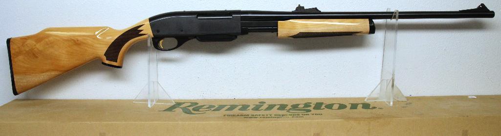 Remington Model 7600 Gloss .25-06 Rem. Pump Action Rifle, New in Box 22" Bbl Select Maple Stock and